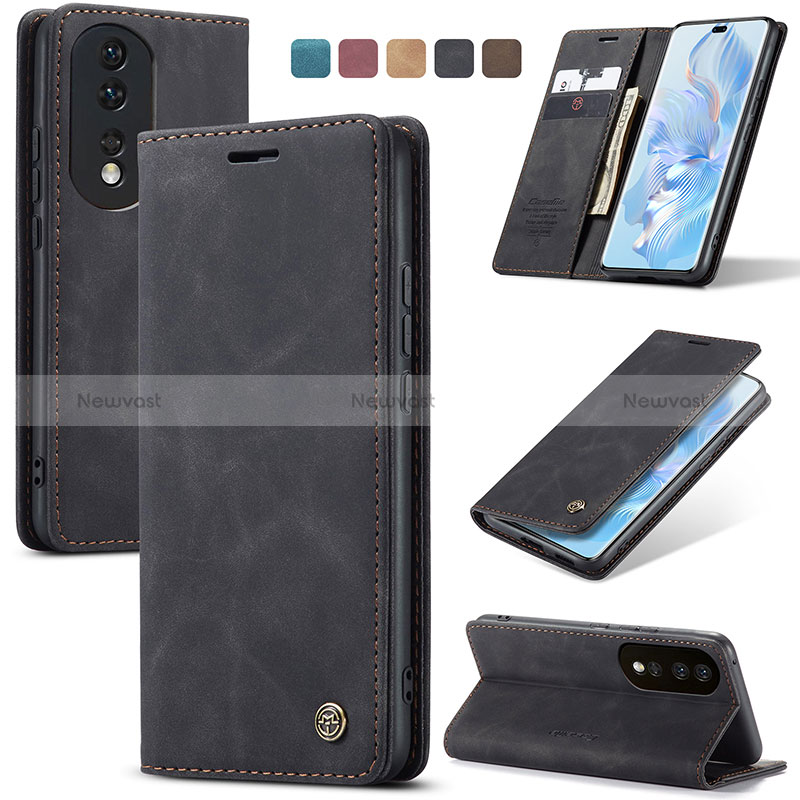 Leather Case Stands Flip Cover Holder C01S for Huawei Honor 80 Pro 5G