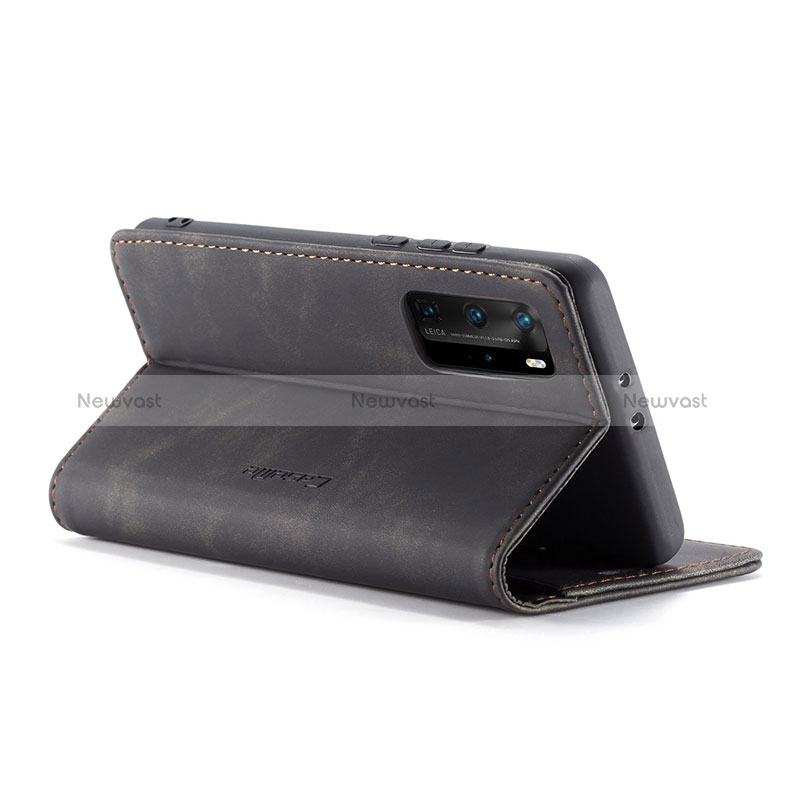 Leather Case Stands Flip Cover Holder C01S for Huawei P40 Pro