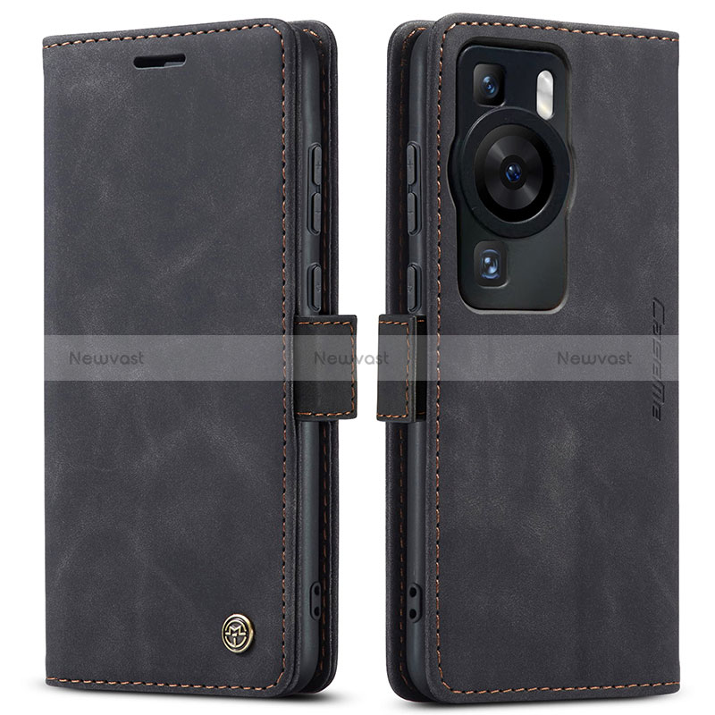 Leather Case Stands Flip Cover Holder C01S for Huawei P60