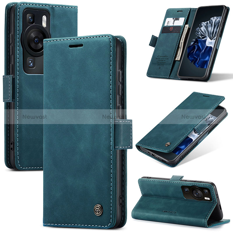 Leather Case Stands Flip Cover Holder C01S for Huawei P60