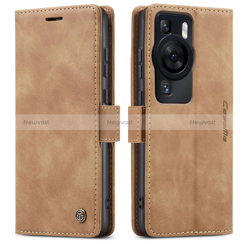 Leather Case Stands Flip Cover Holder C01S for Huawei P60 Pro