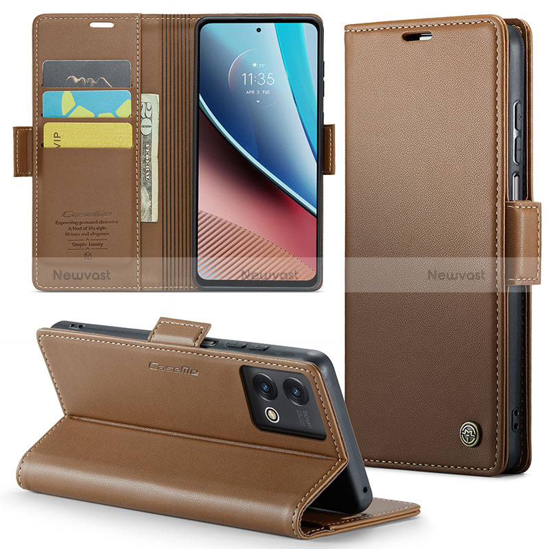 Leather Case Stands Flip Cover Holder C01S for Motorola Moto G Stylus (2023) 4G