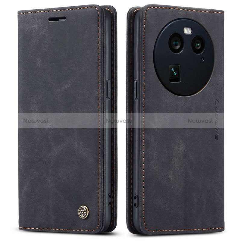 Leather Case Stands Flip Cover Holder C01S for Oppo Find X6 Pro 5G