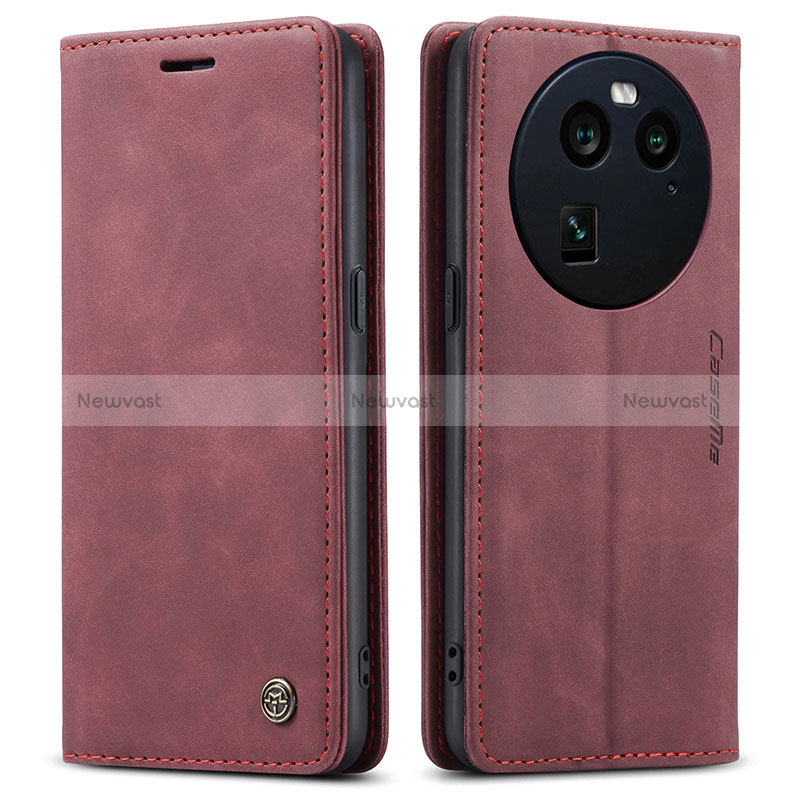 Leather Case Stands Flip Cover Holder C01S for Oppo Find X6 Pro 5G