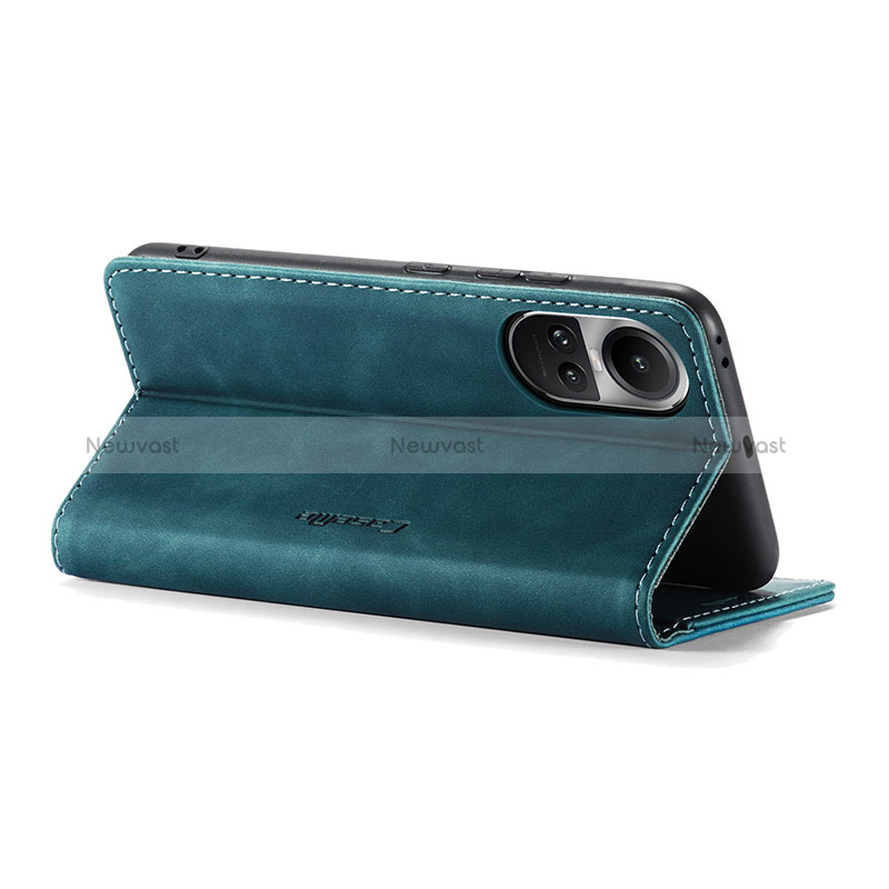 Leather Case Stands Flip Cover Holder C01S for Oppo Reno10 5G