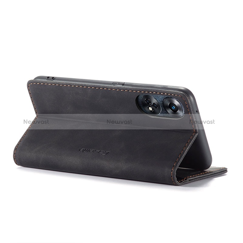 Leather Case Stands Flip Cover Holder C01S for Oppo Reno8 T 4G