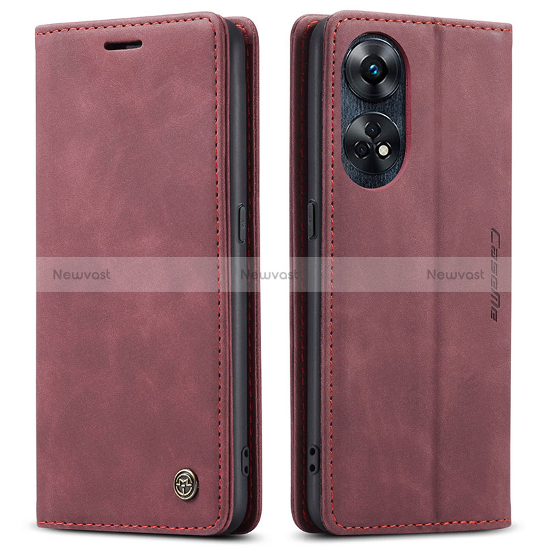 Leather Case Stands Flip Cover Holder C01S for Oppo Reno8 T 4G