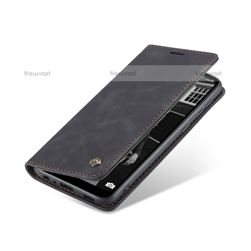 Leather Case Stands Flip Cover Holder C01S for Samsung Galaxy A02s