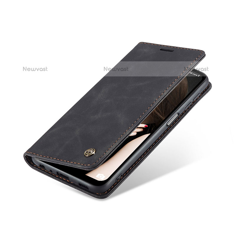 Leather Case Stands Flip Cover Holder C01S for Samsung Galaxy A12