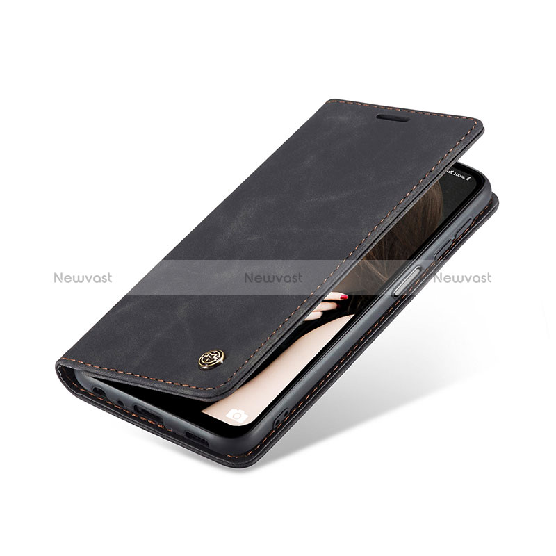 Leather Case Stands Flip Cover Holder C01S for Samsung Galaxy A12 5G