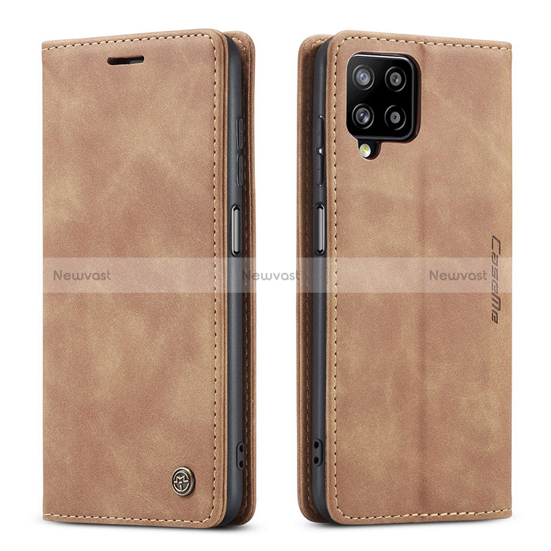 Leather Case Stands Flip Cover Holder C01S for Samsung Galaxy A12 5G