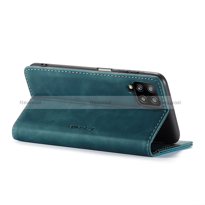 Leather Case Stands Flip Cover Holder C01S for Samsung Galaxy A12 Nacho