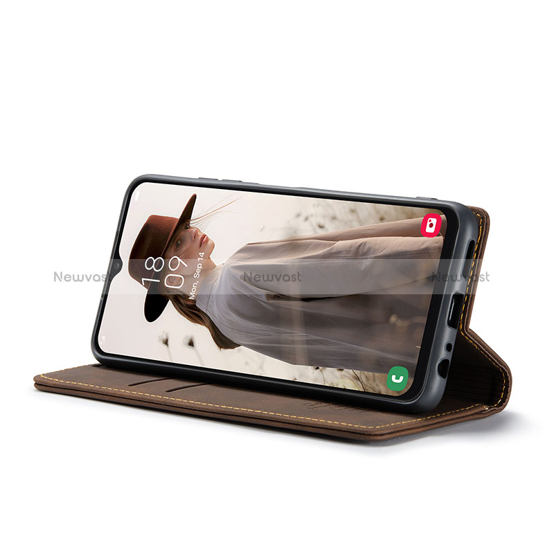 Leather Case Stands Flip Cover Holder C01S for Samsung Galaxy A13 4G