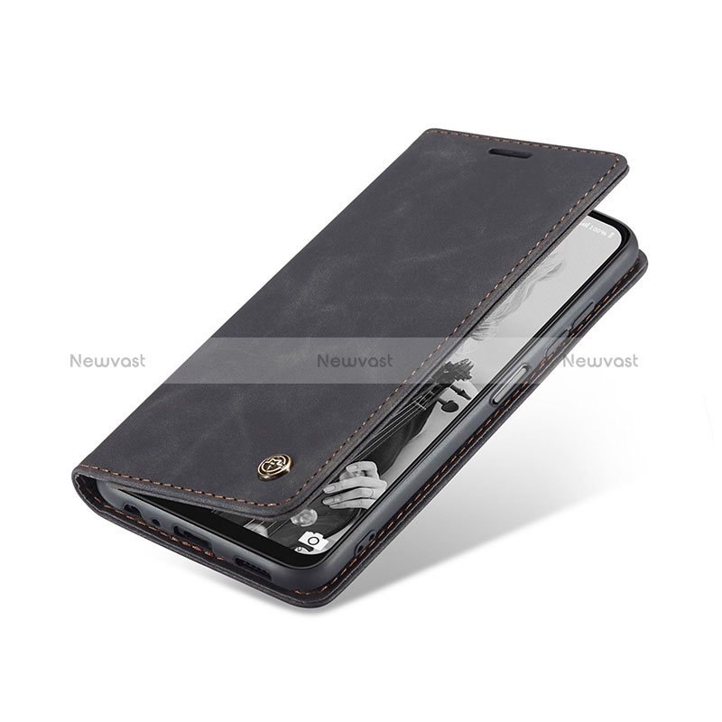 Leather Case Stands Flip Cover Holder C01S for Samsung Galaxy A22 5G