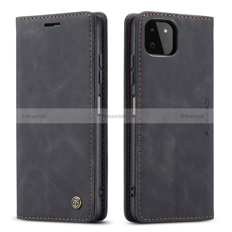 Leather Case Stands Flip Cover Holder C01S for Samsung Galaxy A22s 5G