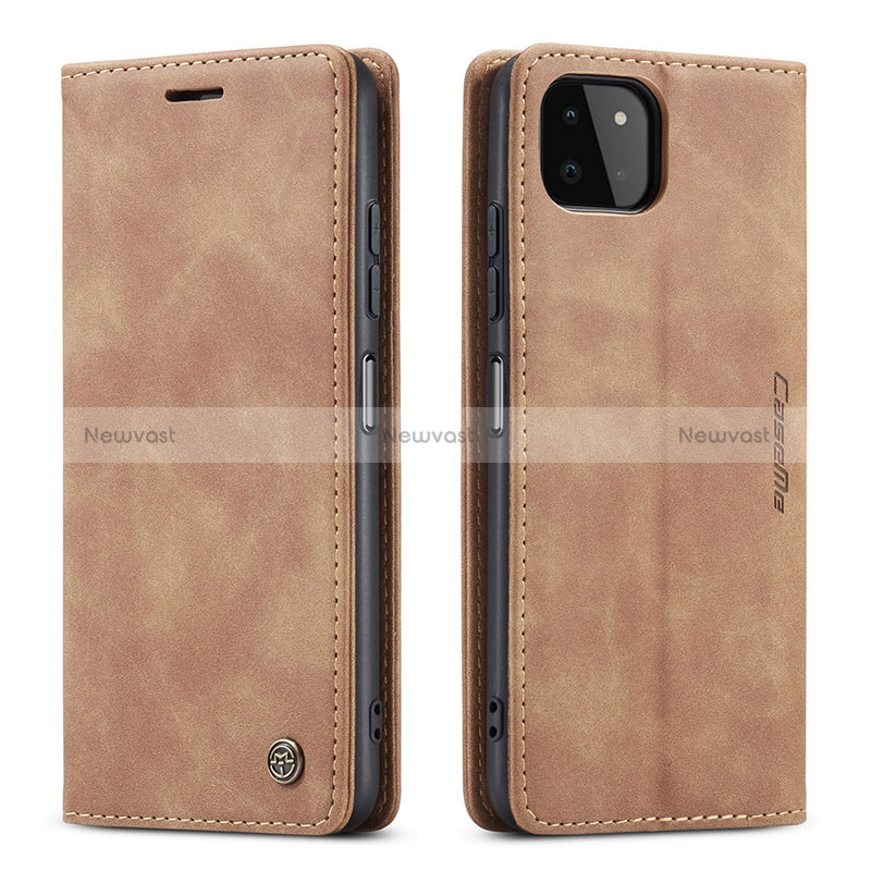 Leather Case Stands Flip Cover Holder C01S for Samsung Galaxy A22s 5G