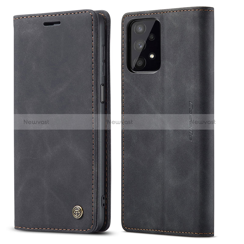 Leather Case Stands Flip Cover Holder C01S for Samsung Galaxy A32 5G