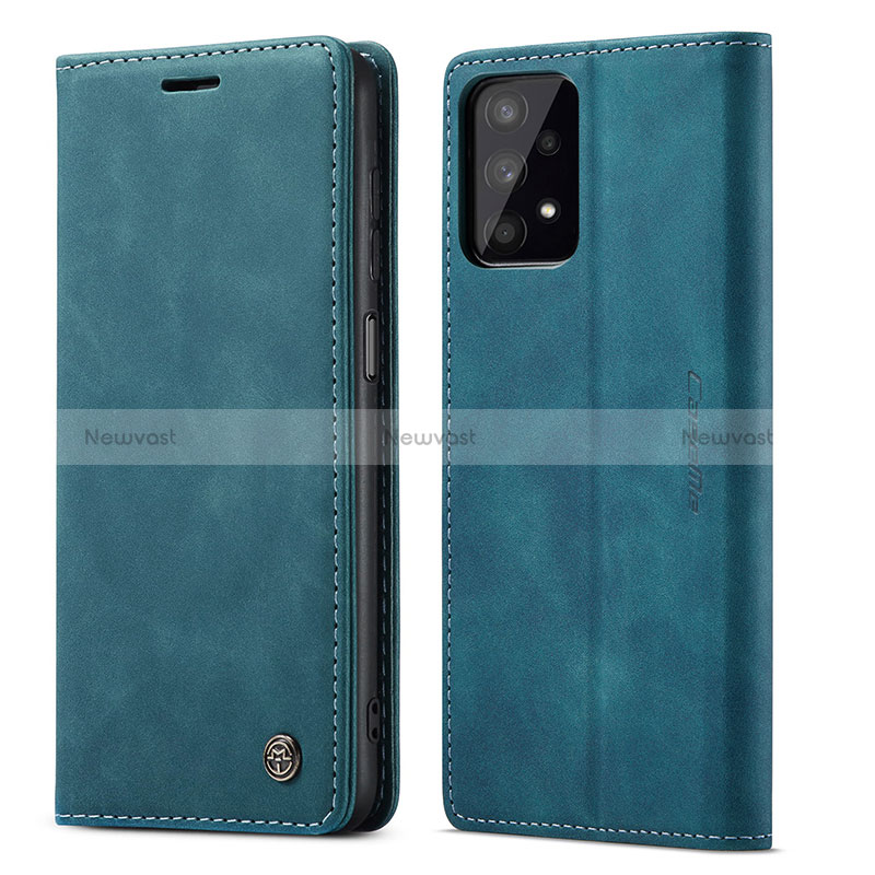 Leather Case Stands Flip Cover Holder C01S for Samsung Galaxy A32 5G