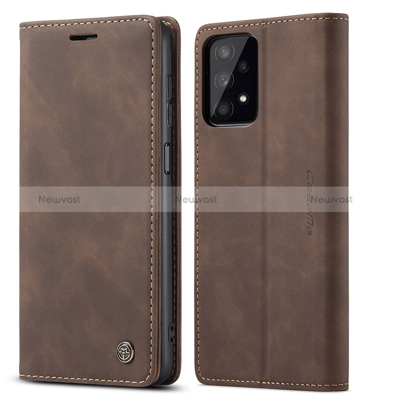 Leather Case Stands Flip Cover Holder C01S for Samsung Galaxy A32 5G