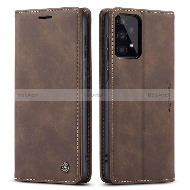 Leather Case Stands Flip Cover Holder C01S for Samsung Galaxy A33 5G