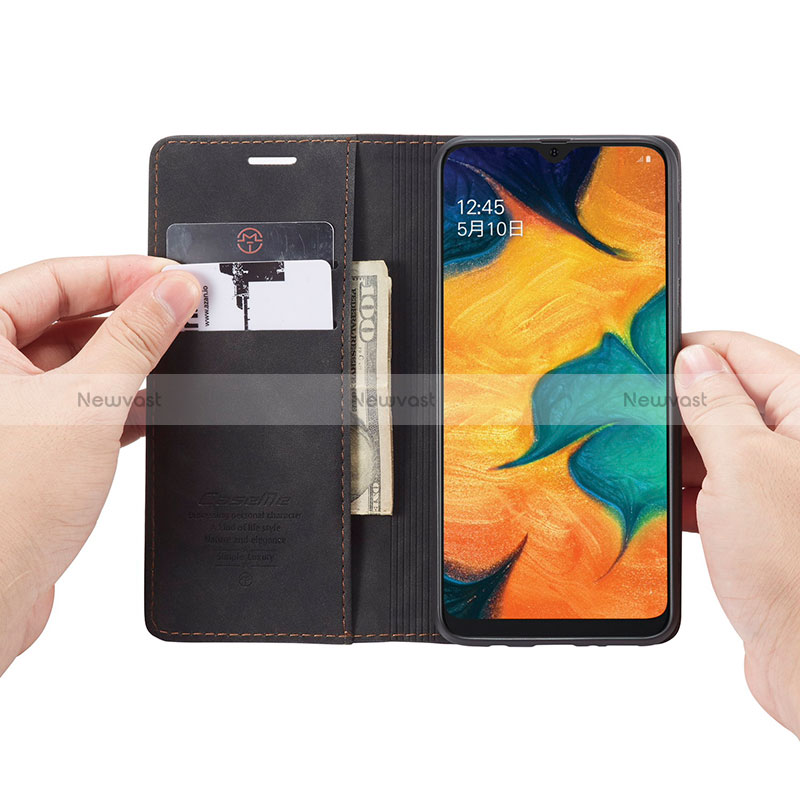 Leather Case Stands Flip Cover Holder C01S for Samsung Galaxy A40s