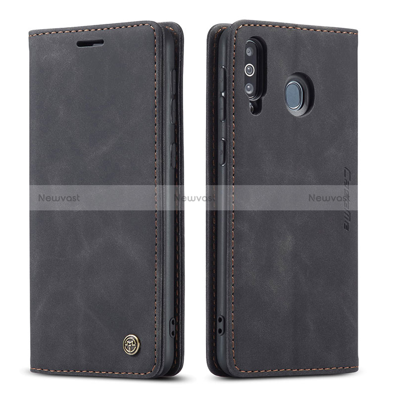 Leather Case Stands Flip Cover Holder C01S for Samsung Galaxy A40s