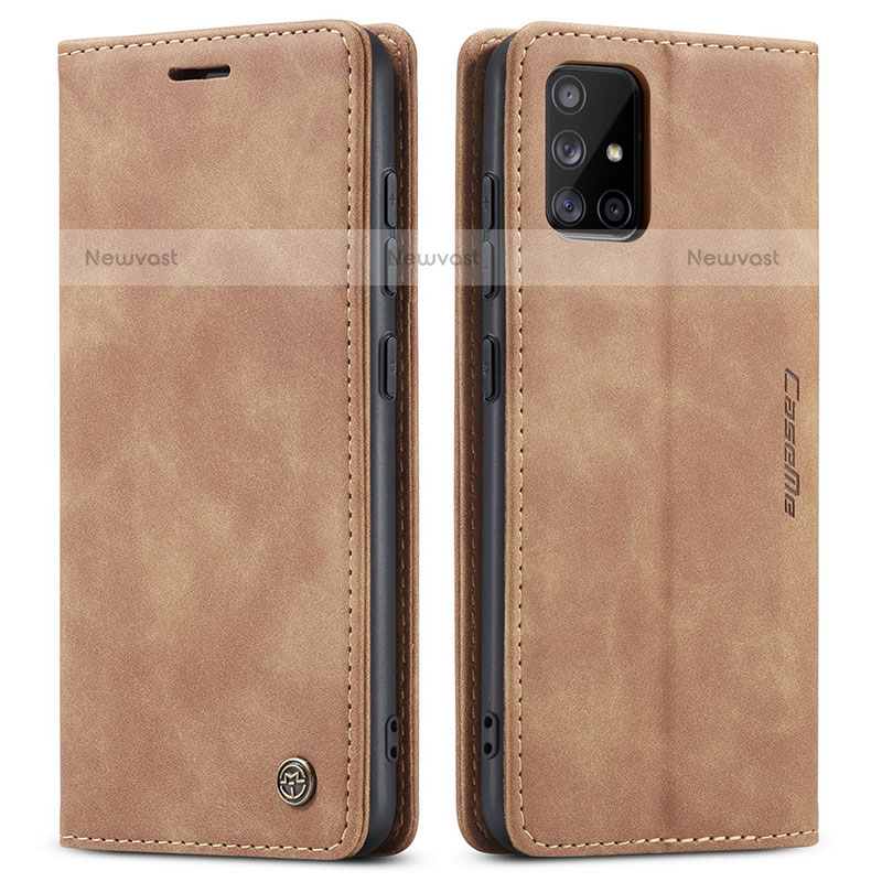 Leather Case Stands Flip Cover Holder C01S for Samsung Galaxy A51 4G