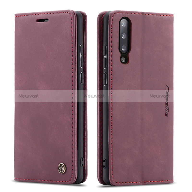 Leather Case Stands Flip Cover Holder C01S for Samsung Galaxy A70