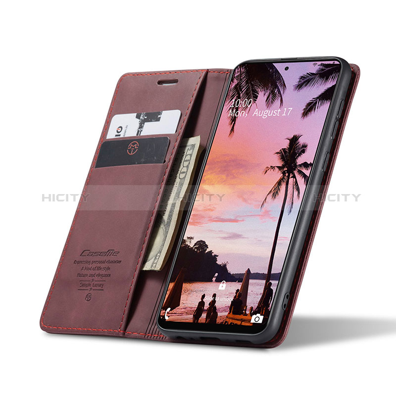 Leather Case Stands Flip Cover Holder C01S for Samsung Galaxy A72 5G