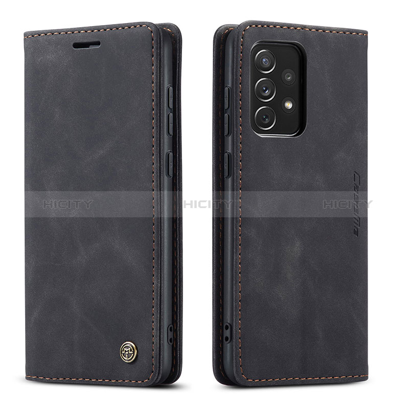 Leather Case Stands Flip Cover Holder C01S for Samsung Galaxy A73 5G