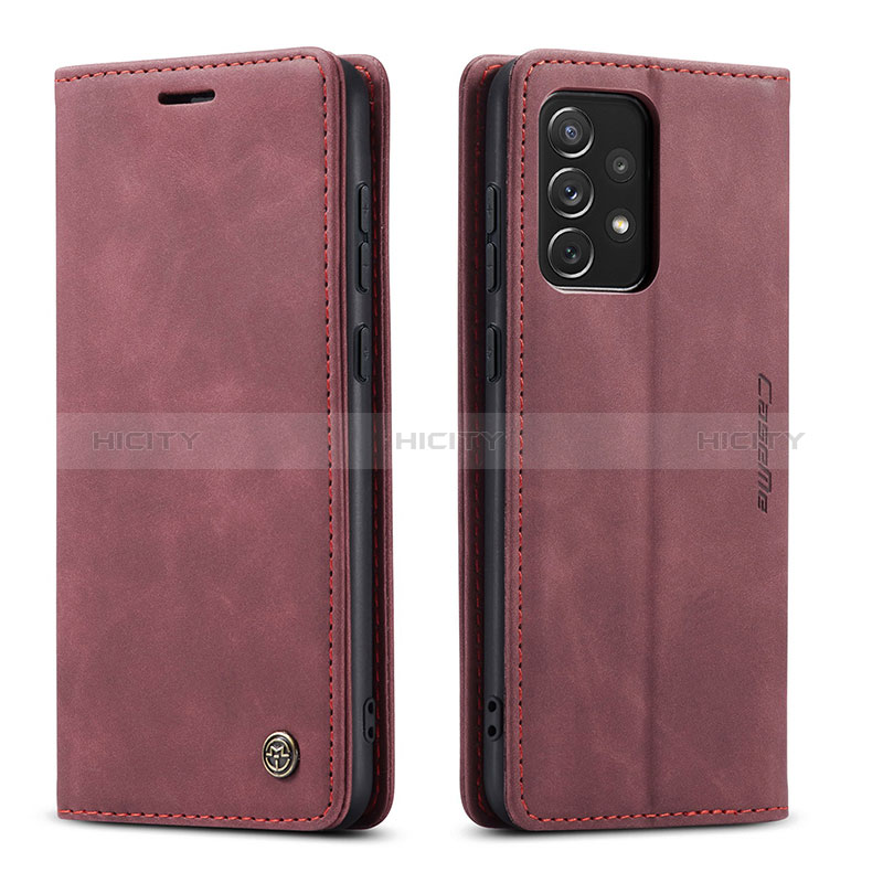 Leather Case Stands Flip Cover Holder C01S for Samsung Galaxy A73 5G