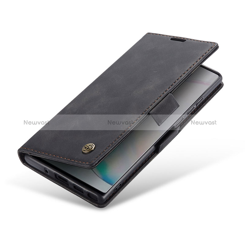 Leather Case Stands Flip Cover Holder C01S for Samsung Galaxy A81