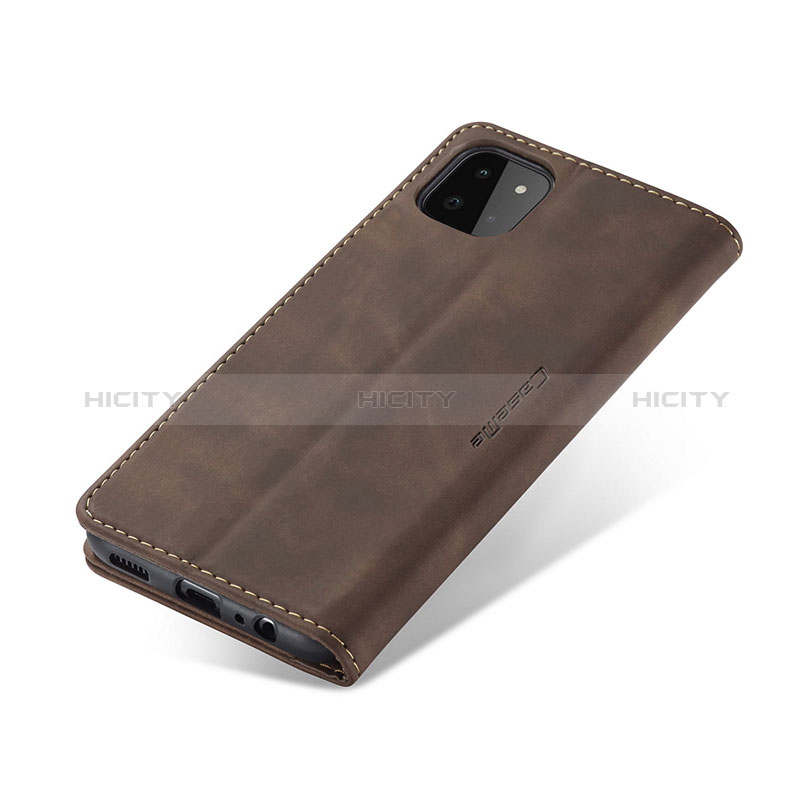 Leather Case Stands Flip Cover Holder C01S for Samsung Galaxy F42 5G