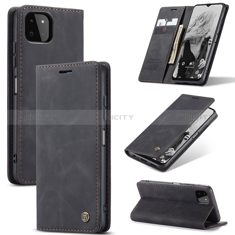 Leather Case Stands Flip Cover Holder C01S for Samsung Galaxy F42 5G