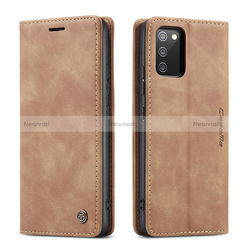 Leather Case Stands Flip Cover Holder C01S for Samsung Galaxy M02s