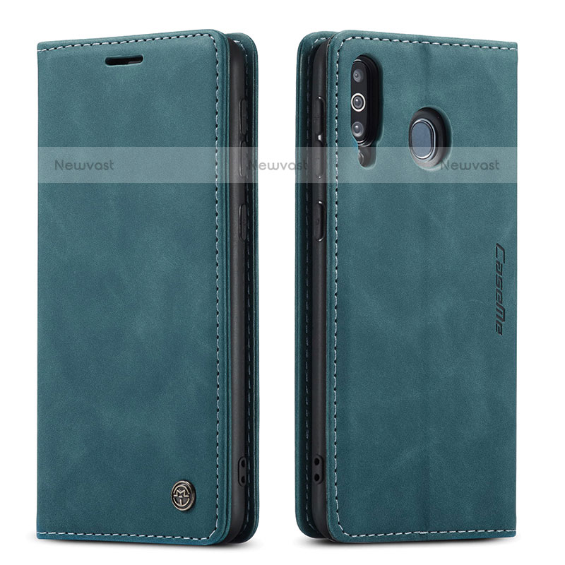 Leather Case Stands Flip Cover Holder C01S for Samsung Galaxy M30