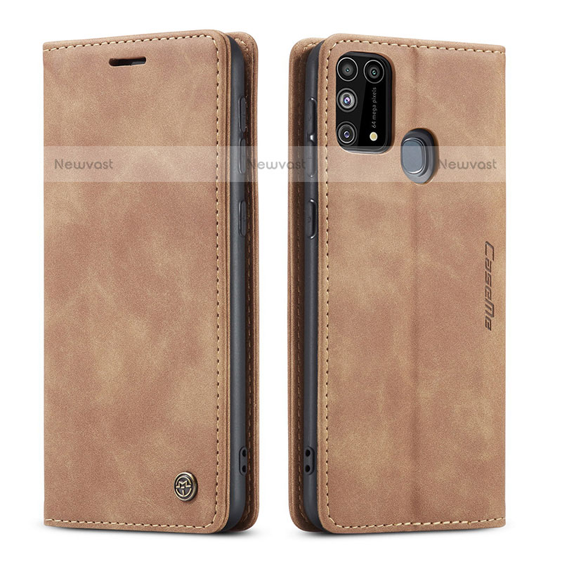 Leather Case Stands Flip Cover Holder C01S for Samsung Galaxy M31 Prime Edition