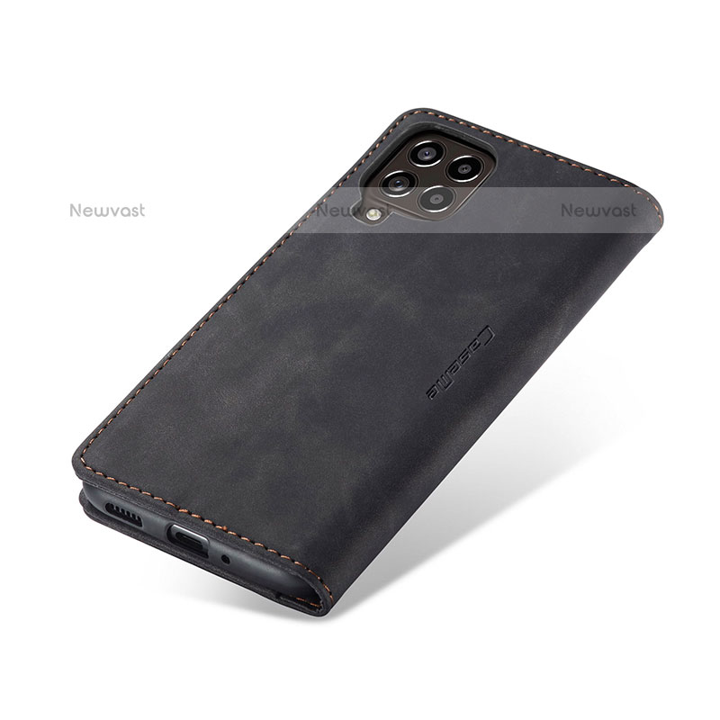 Leather Case Stands Flip Cover Holder C01S for Samsung Galaxy M53 5G