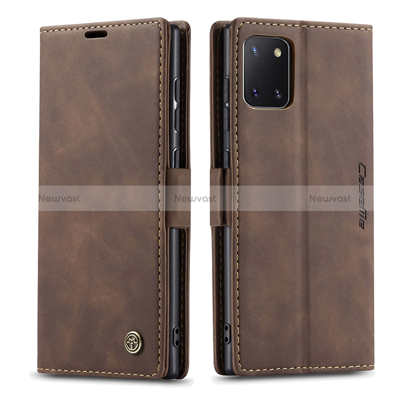 Leather Case Stands Flip Cover Holder C01S for Samsung Galaxy M60s