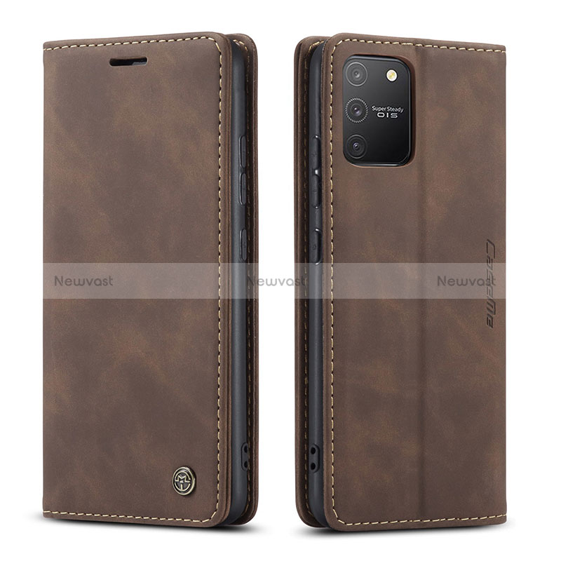 Leather Case Stands Flip Cover Holder C01S for Samsung Galaxy S10 Lite