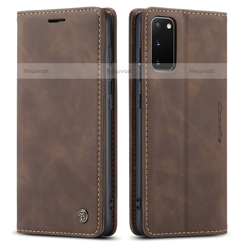 Leather Case Stands Flip Cover Holder C01S for Samsung Galaxy S20 5G