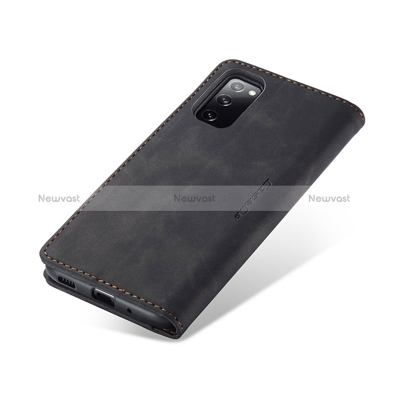 Leather Case Stands Flip Cover Holder C01S for Samsung Galaxy S20 FE 4G