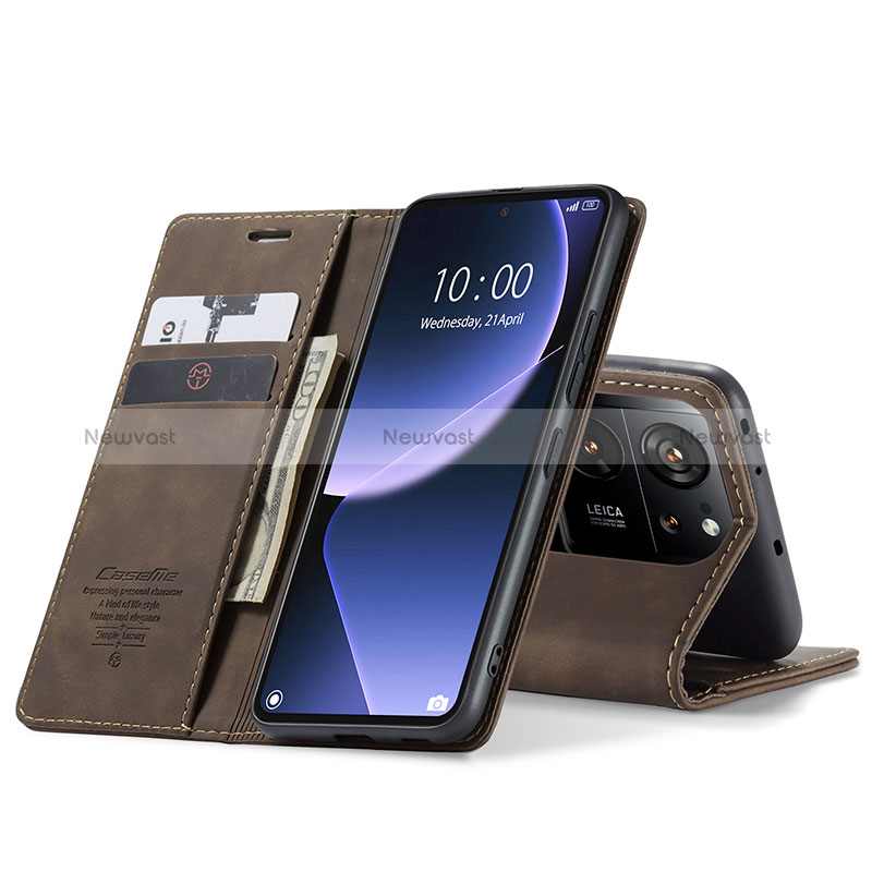 Leather Case Stands Flip Cover Holder C01S for Xiaomi Mi 13T 5G