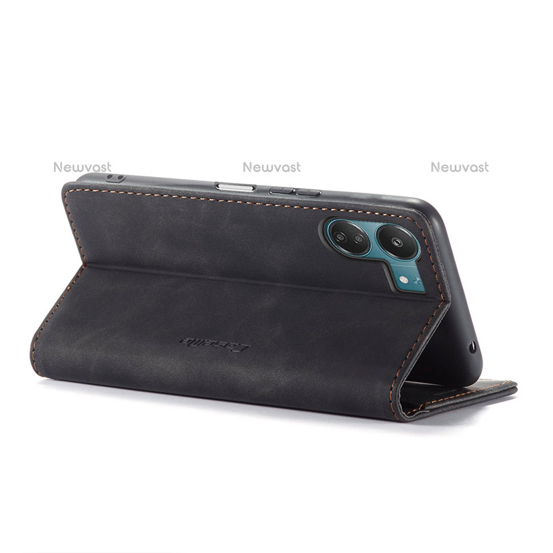 Leather Case Stands Flip Cover Holder C01S for Xiaomi Poco C65