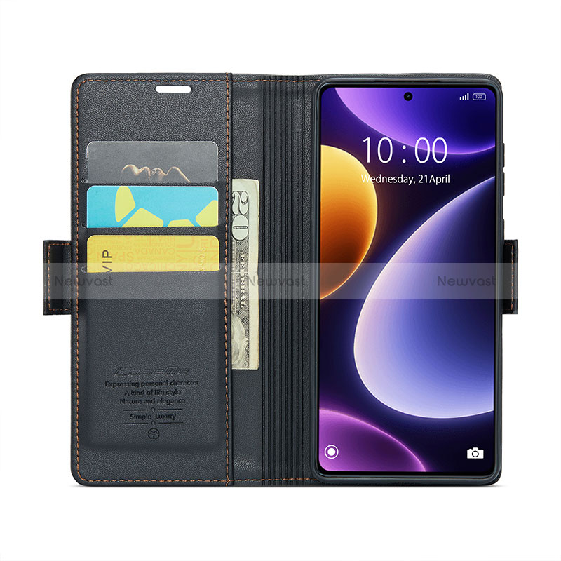 Leather Case Stands Flip Cover Holder C01S for Xiaomi Poco F5 5G