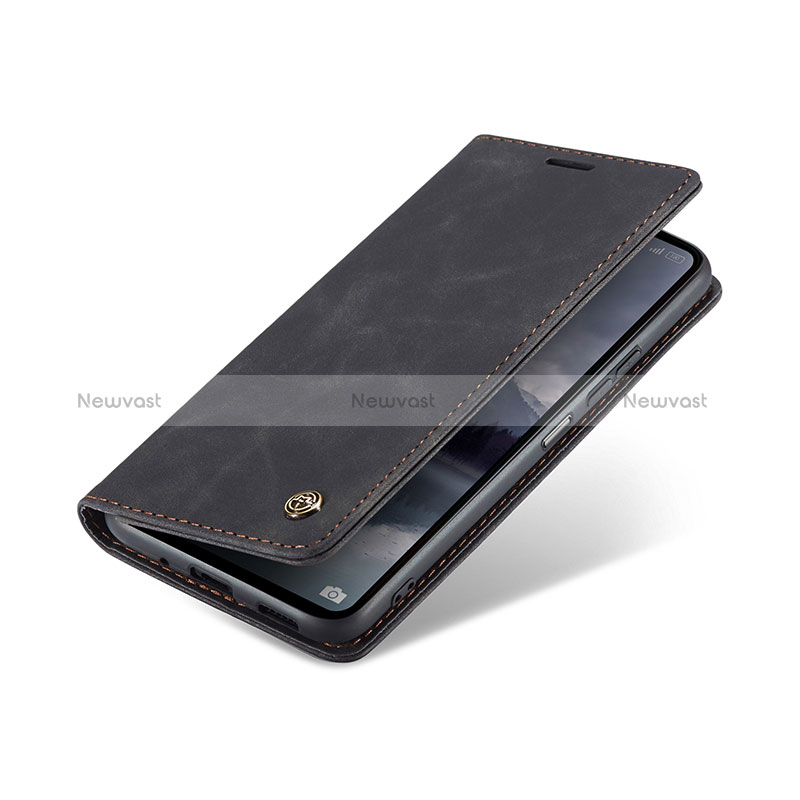 Leather Case Stands Flip Cover Holder C01S for Xiaomi Poco M6 Pro 5G