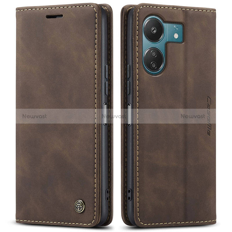 Leather Case Stands Flip Cover Holder C01S for Xiaomi Redmi 13C