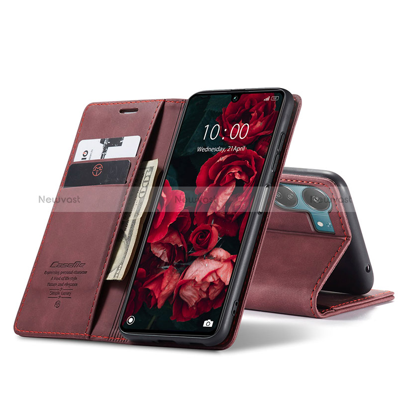 Leather Case Stands Flip Cover Holder C01S for Xiaomi Redmi 13C