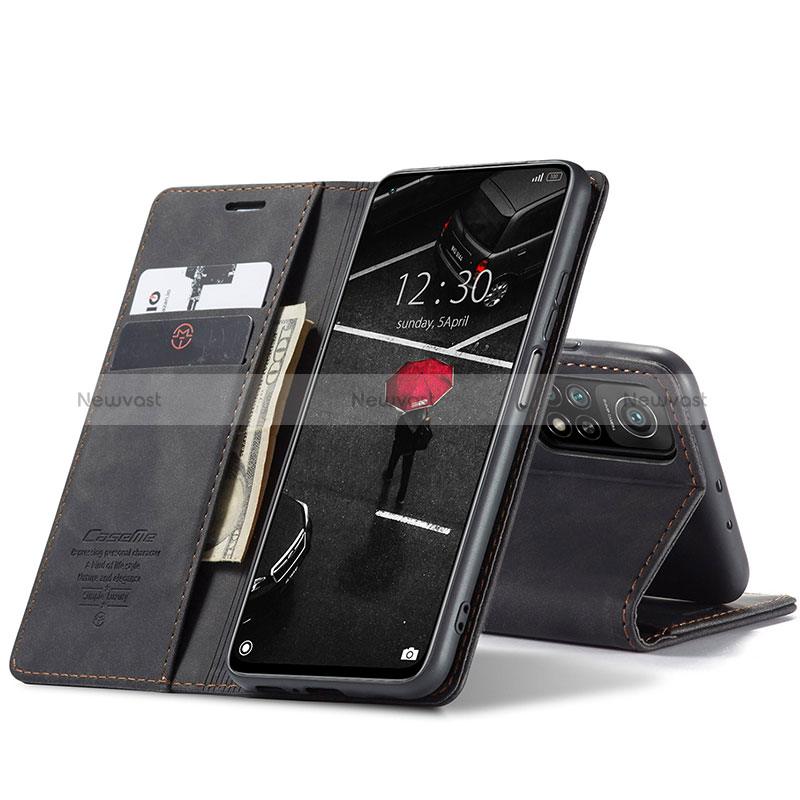 Leather Case Stands Flip Cover Holder C01S for Xiaomi Redmi K30S 5G