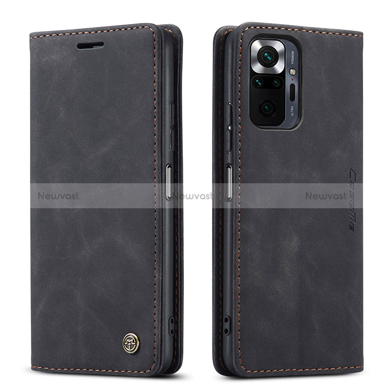 Leather Case Stands Flip Cover Holder C01S for Xiaomi Redmi Note 10 Pro 4G